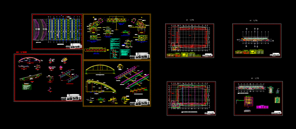 Sports Complex DWG Full Project for AutoCAD