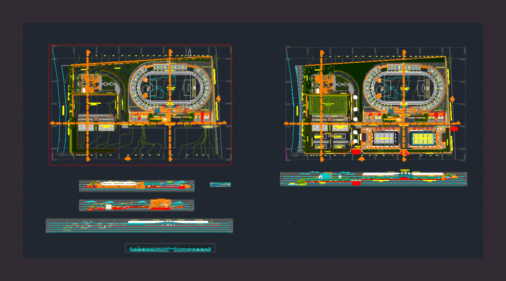 Sports DWG Block for AutoCAD