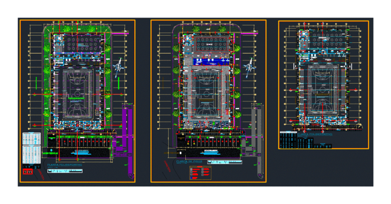 Sports DWG Block for AutoCAD