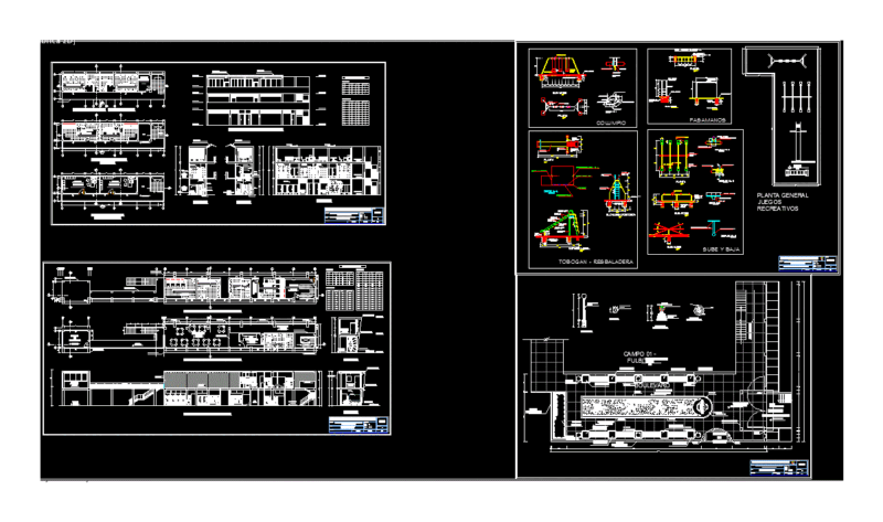 Sports DWG Section for AutoCAD