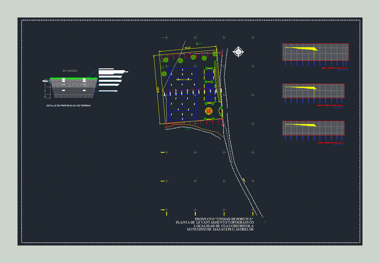 Sports Field DWG Detail for AutoCAD • Designs CAD