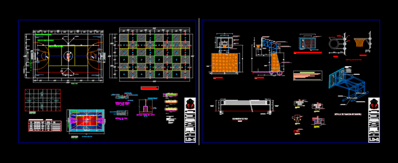 Sports Losa DWG Block for AutoCAD