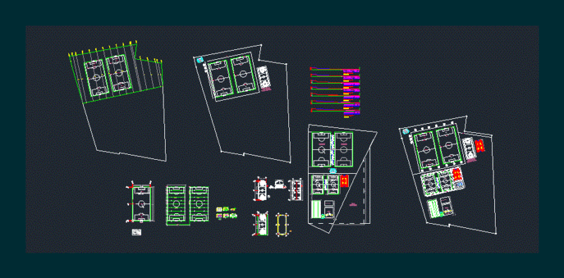 Sports Unit DWG Block for AutoCAD