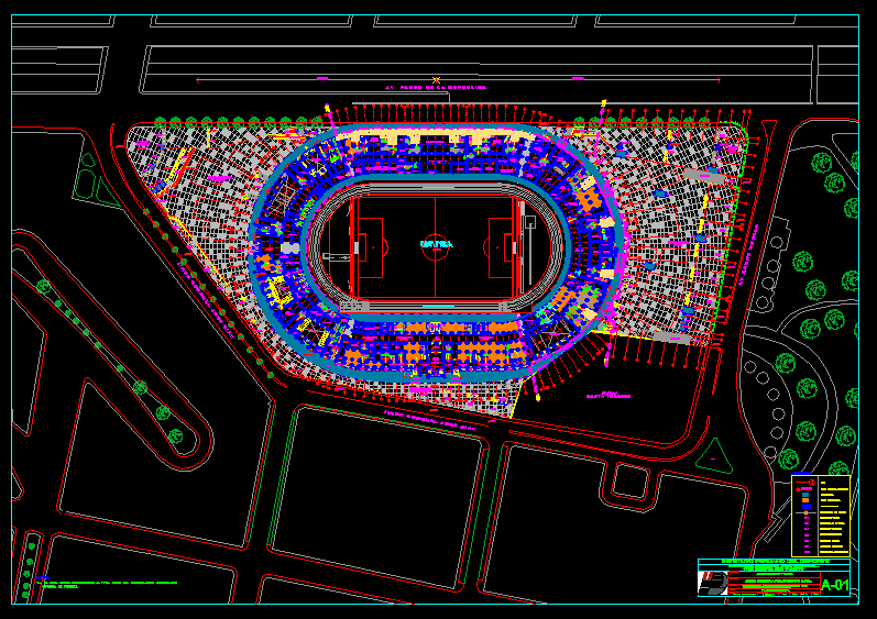 Stadium Lima Peru DWG Block for AutoCAD  Designs CAD