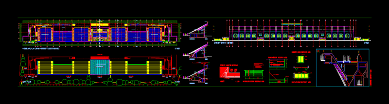 Stadium Architecture DWG Full Project for AutoCAD
