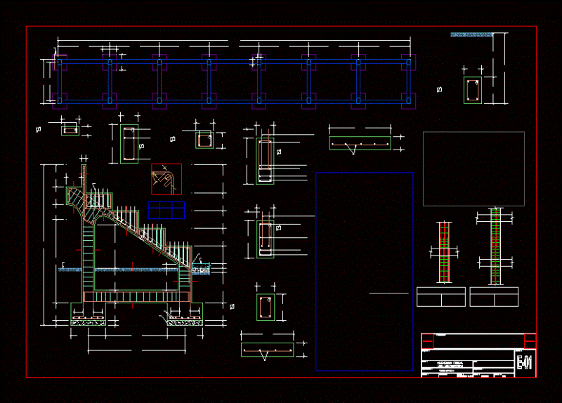 Stadium Stands DWG Detail for AutoCAD