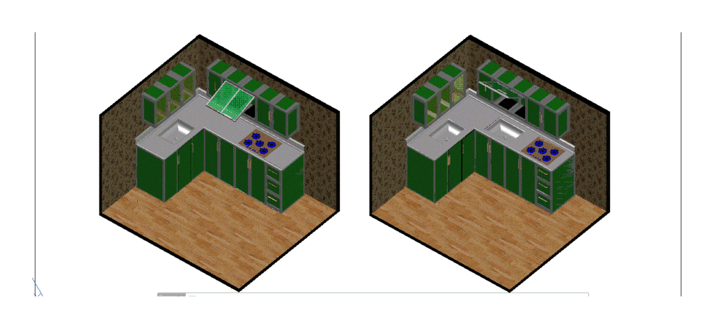 Stainless Steel Kitchen DWG Block for AutoCAD