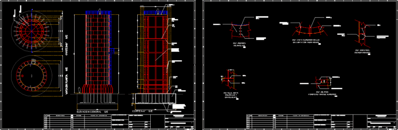 Stainless Steel Tank Assembly DWG Block for AutoCAD