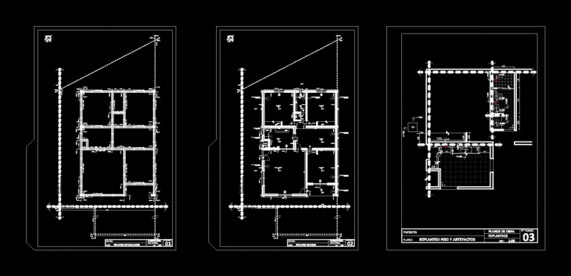 Staking Foundations DWG Block for AutoCAD