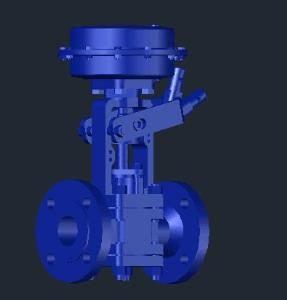 Steam Valve 3D DWG Model for AutoCAD
