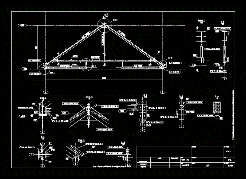 Steel Attic DWG Detail for AutoCAD