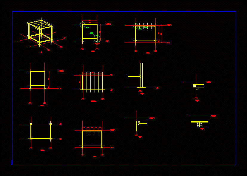 Steel Bracket - Water Tank DWG Detail for AutoCAD • Designs CAD