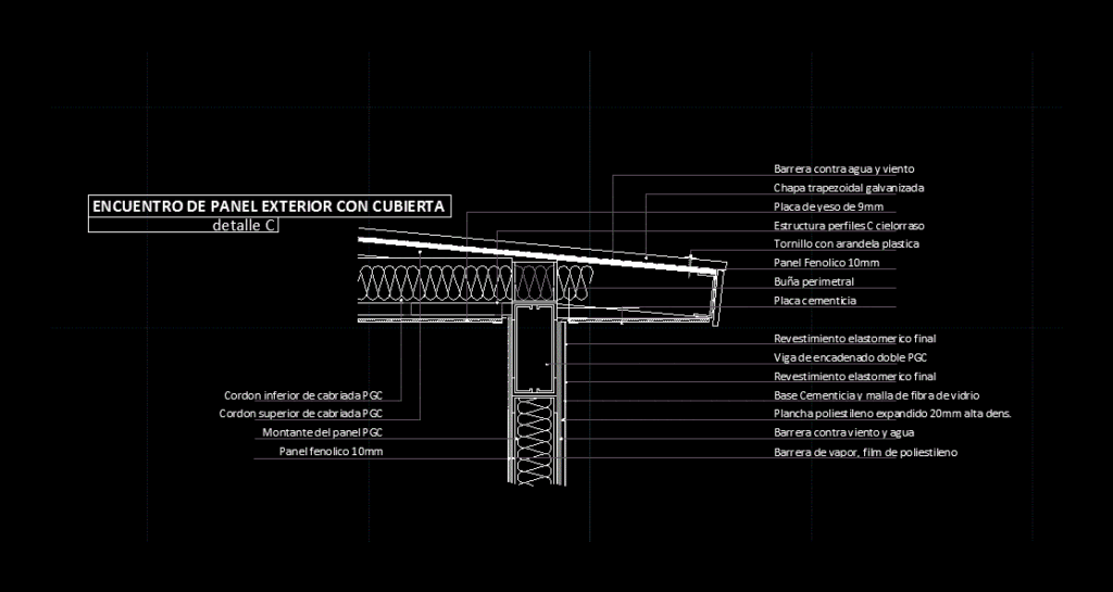 Steel Frame – Constructive Detail DWG Detail for AutoCAD
