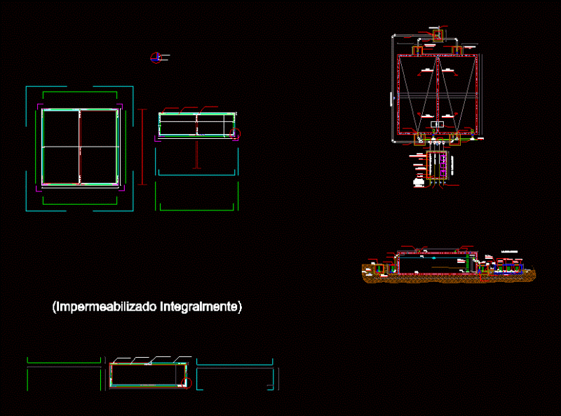 Storage Tank DWG Block for AutoCAD
