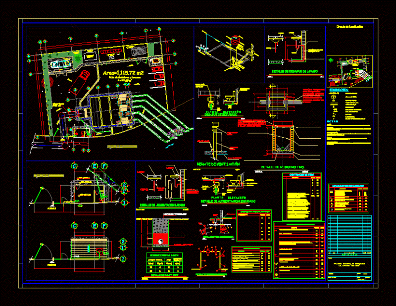 Storage Water Giles DWG Detail for AutoCAD