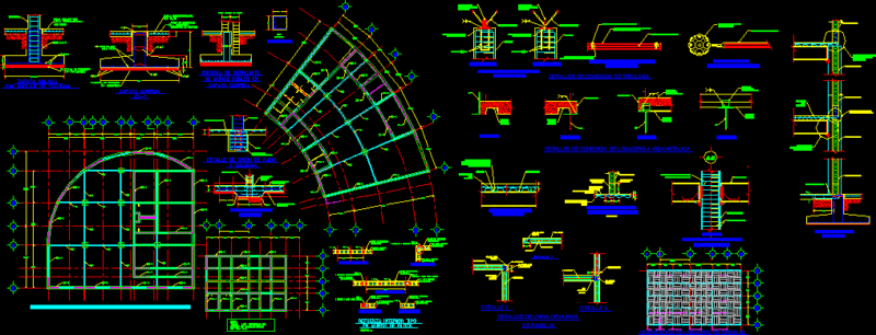 Strap Footing DWG Detail for AutoCAD
