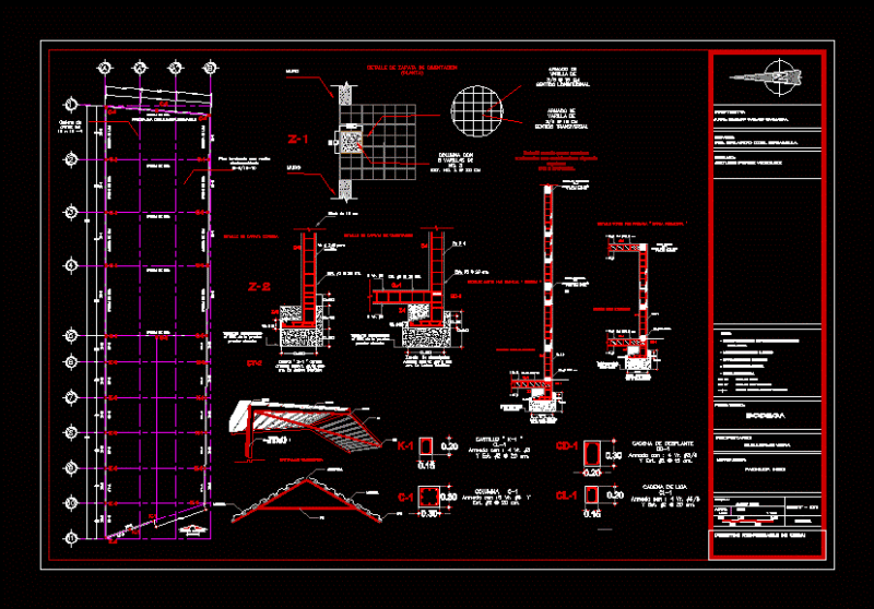 Structural – Winery DWG Detail for AutoCAD