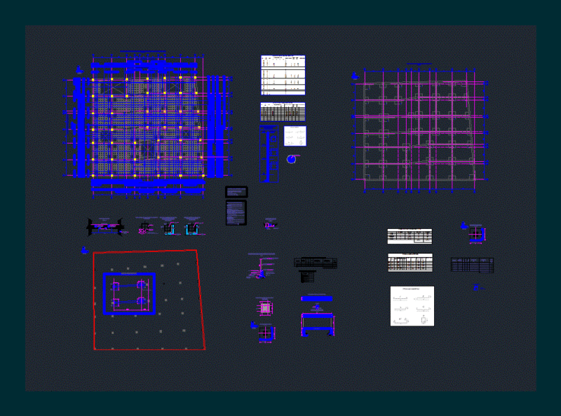 Structural Calculating Housing DWG Detail for AutoCAD