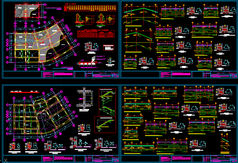 Structural Calculation DWG Detail for AutoCAD