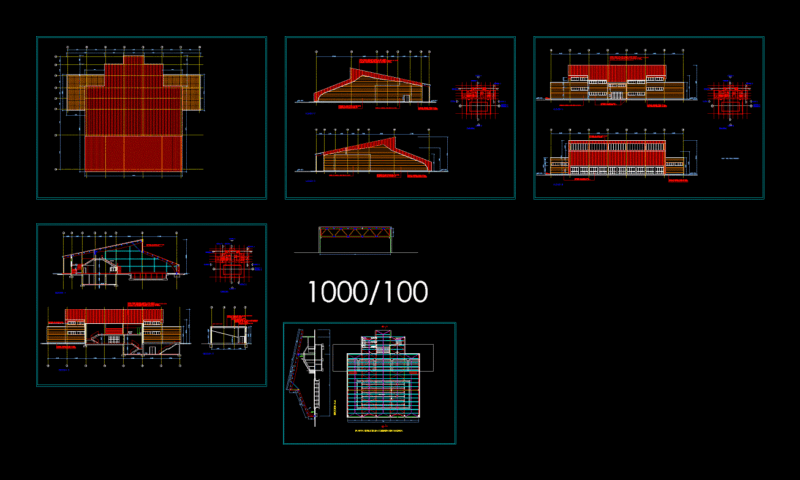 Structural Cover Pool DWG Detail for AutoCAD