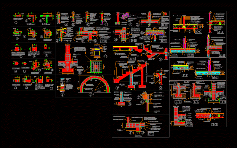 Structural Details DWG Detail for AutoCAD