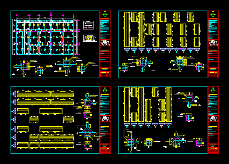 Structural Details DWG Full Project for AutoCAD