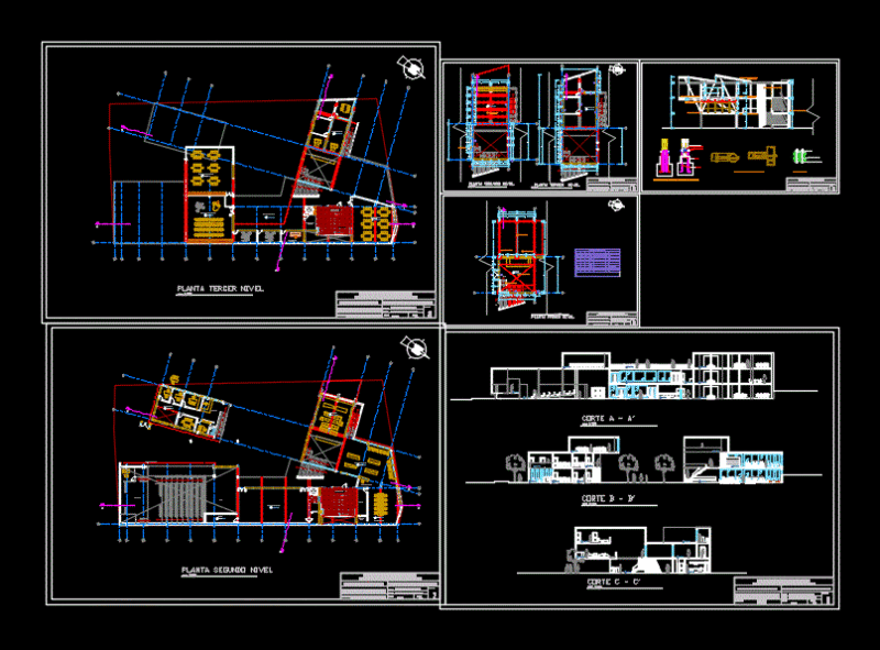 Structural Details Of Bambu DWG Detail for AutoCAD