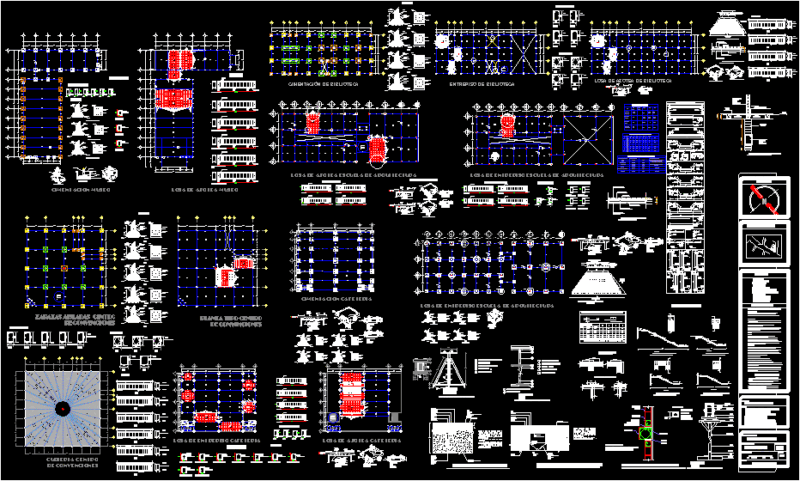 Structural Drawings DWG Full Project for AutoCAD