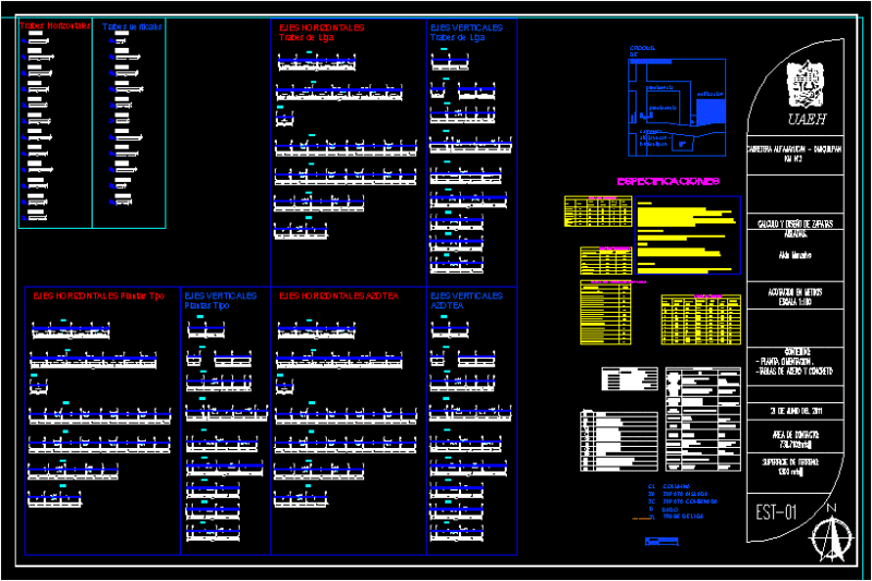 Structural Gym DWG Block for AutoCAD