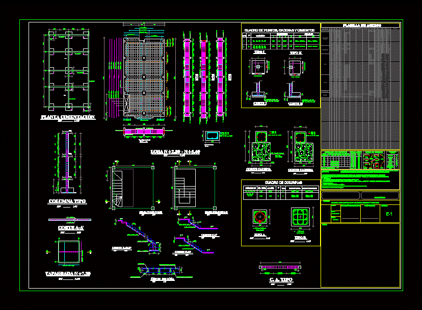 Structural Plan Of Two Storey Housing DWG Plan For AutoCAD Designs CAD