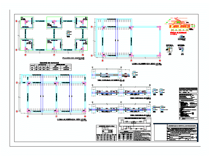 Structural Plane – Carrizal Islay DWG Block for AutoCAD