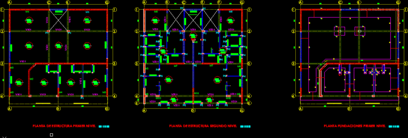 Structural Plants DWG Block for AutoCAD