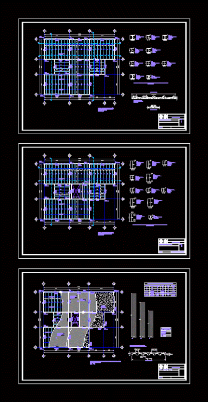 Structural Plants DWG Block for AutoCAD
