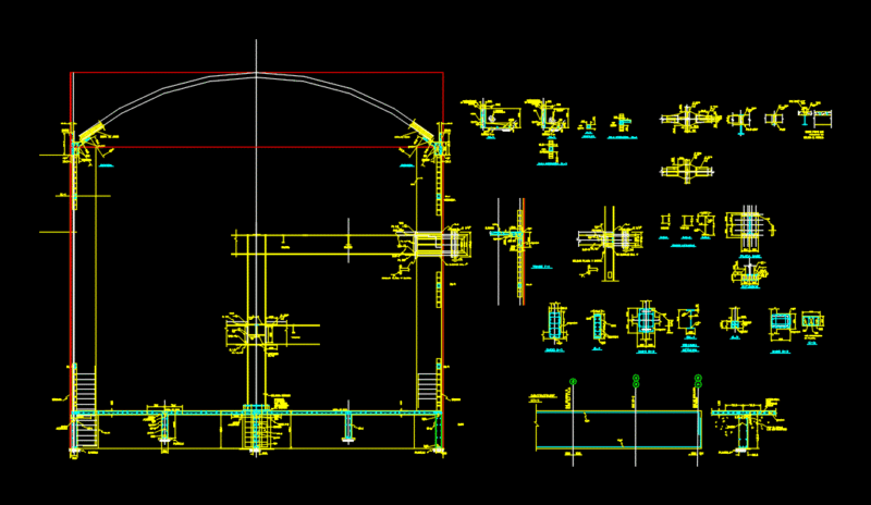 Structural Project Cellar DWG Full Project for AutoCAD