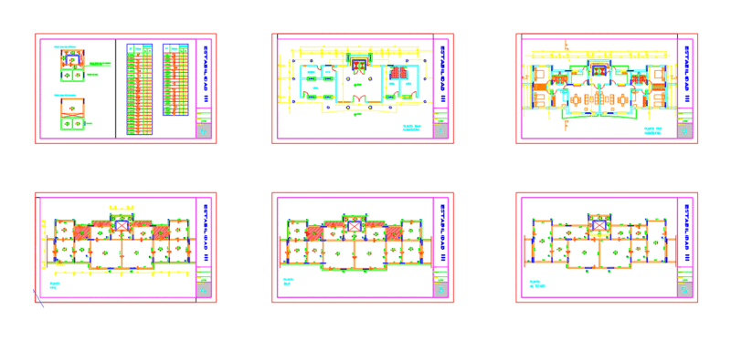 Structure Plans DWG Plan for AutoCAD