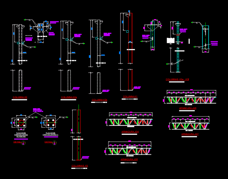 Structures DWG Detail for AutoCAD