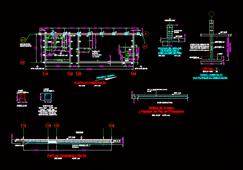 Structures DWG Detail for AutoCAD