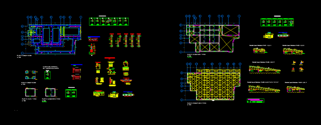 Structures Store Trucks DWG Block for AutoCAD