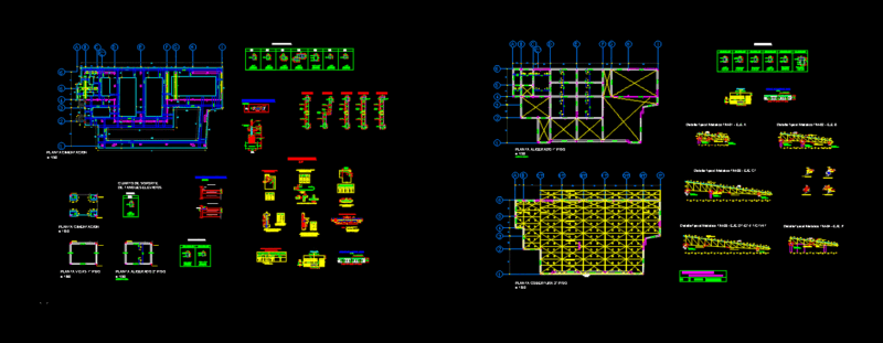 Structures Store Trucks DWG Block for AutoCAD