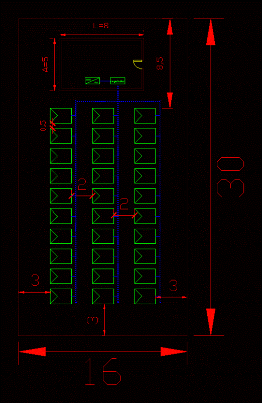 Sub Solar Station DWG Block for AutoCAD