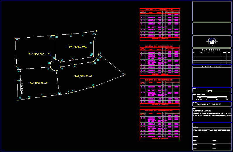 plano de subdivisión