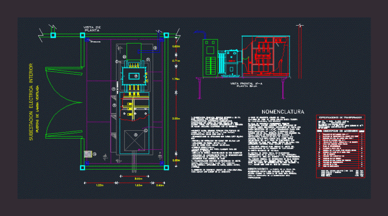 Substation 1 DWG Detail for AutoCAD