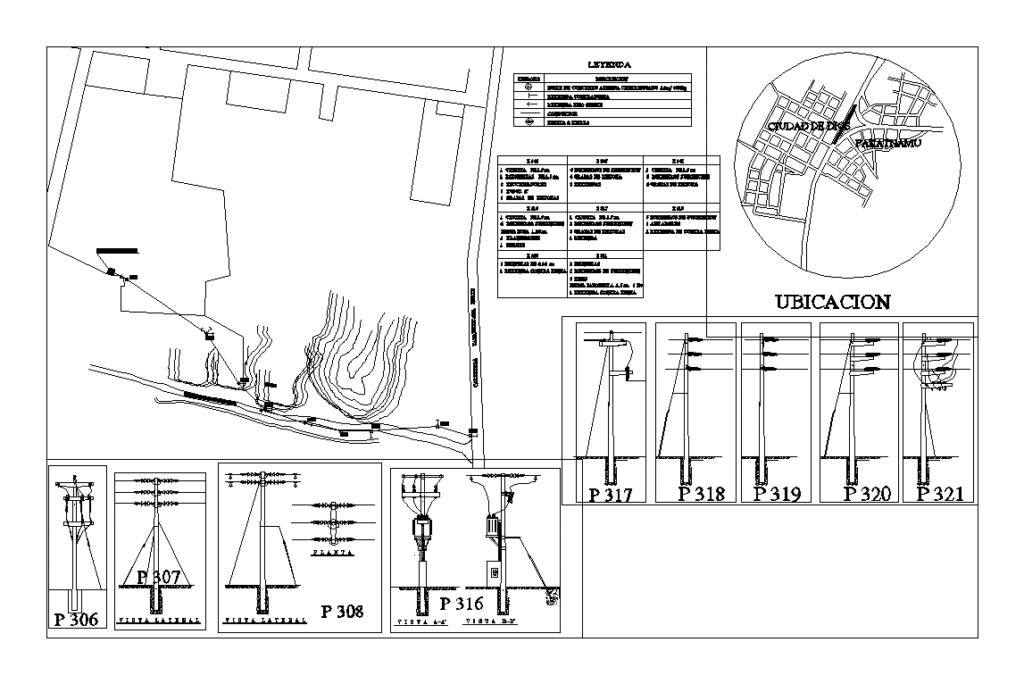 Substation DWG Block for AutoCAD