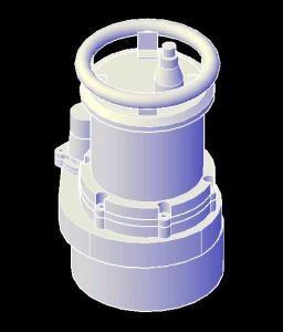 Sump Pump DWG Block for AutoCAD