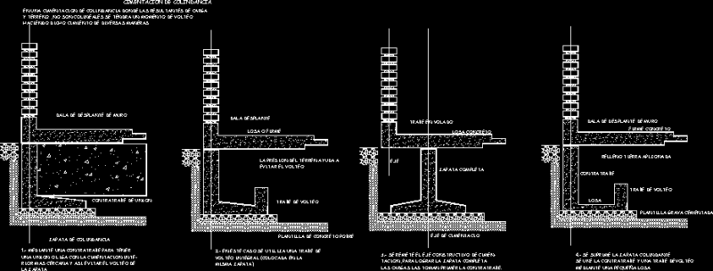 Surface Foundations DWG Block for AutoCAD