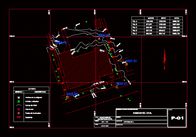 Survey DWG Detail for AutoCAD