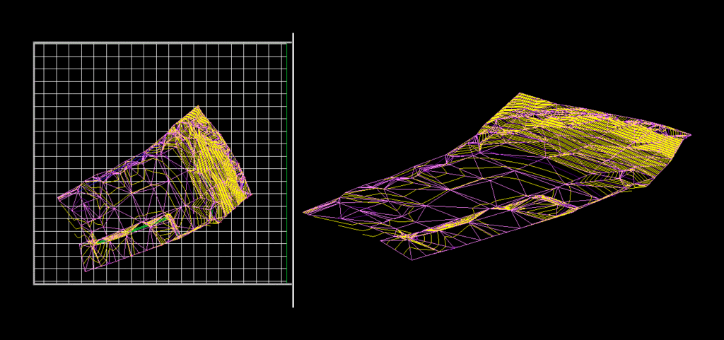 Survey Topographic 3D DWG Model for AutoCAD