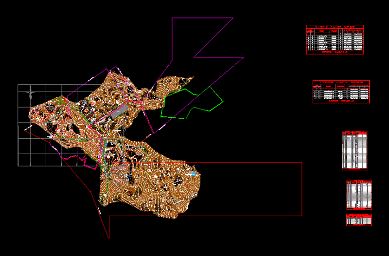 Surveying Mina DWG Block for AutoCAD