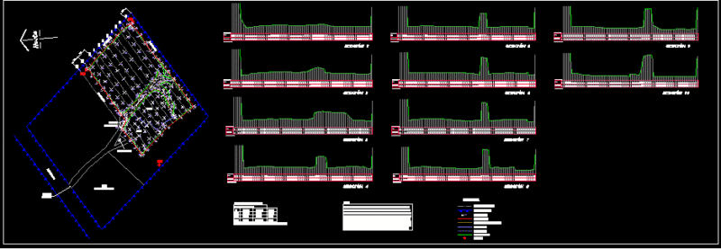Surveying Plane DWG Detail for AutoCAD