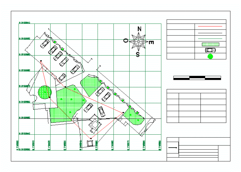 Surveying With Theodolite DWG Block for AutoCAD